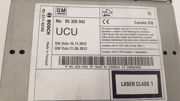 фото №6, Opel insignia a astra j zafira c радіо навігація радіопрогравач 95326942