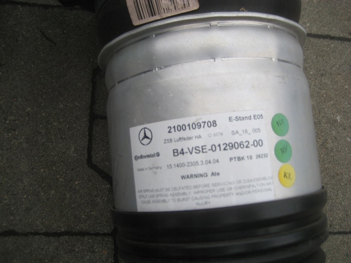 фото №10, Mercedes 223 s класс 21-24r амортизатор зад правые левый