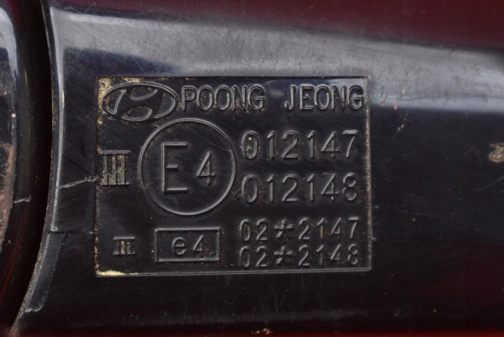 фото №7, Дзеркало ліве темно-синій eu 012148 hyundai santa fe 1 i sm 00-04 5 pin