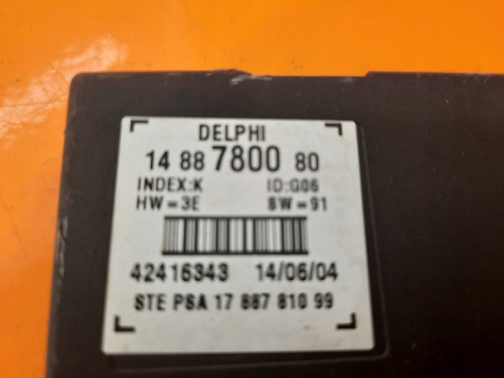 фото №6, Peugeot 807 2.2 hdi 02-07 модуль блок управления  дверь 1488780080 4hw 10dz33