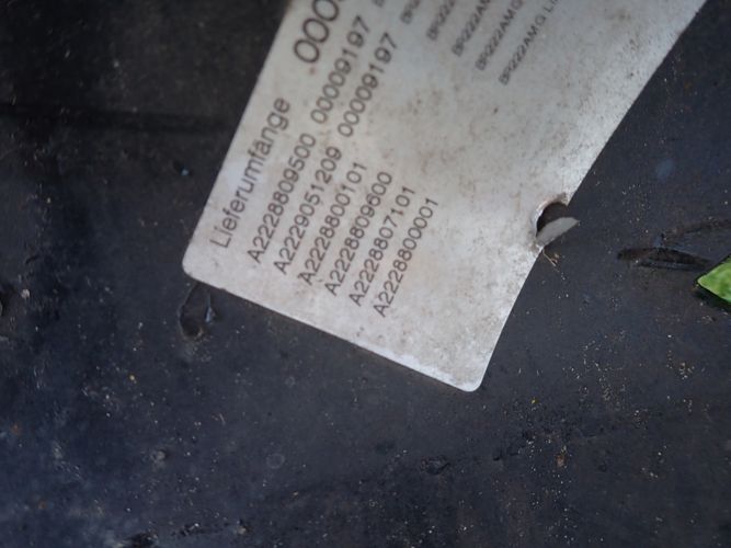 фото №10, Mercedes w222 222 s-klasa amg рестайлінг 17- бампер переднє перед