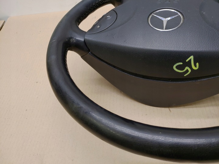 фото №8, Кермо + подушка безпеки подушка шкіра mercedes e-klasa w211 02-06 дорестайлінг