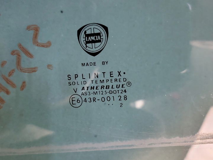 фото №3, Стекло з дверь левый зад задняя as3 тёмное lancia thesis оригинальный номер