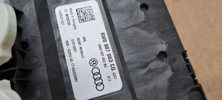 фото №6, A4 b9 8w модуль блок управления комфорта штекеры 8w0907063cg a5 8w