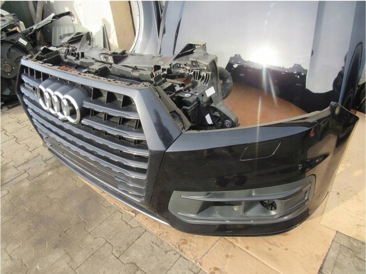 фото №5, Audi q7 4m 4m0 перед комплектний бампер капот крило підсилювач радіатор