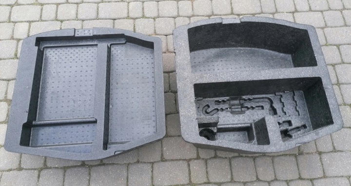 фото №8, Вкладка пінополістирол багажника килимок покриття  honda jazz iii 2008-2014