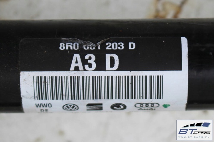 фото №6, Audi a6 a7 a8 q5 полуось зад 8r0501203d 8r0501204d задняя 8r0 501 203 d 8r0 50
