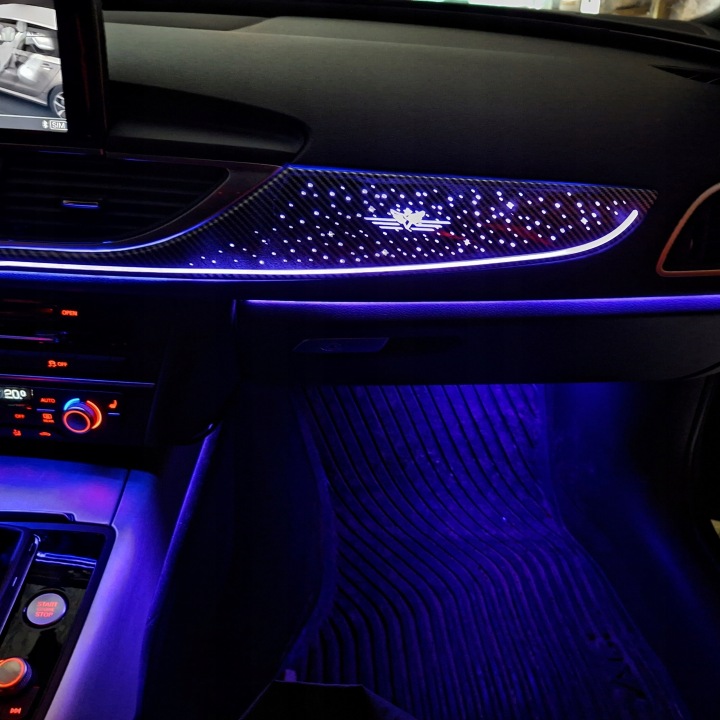 фото №12, Освещение ambiente audi a7 s7 c7 полный цвет з монтажом управление mmi