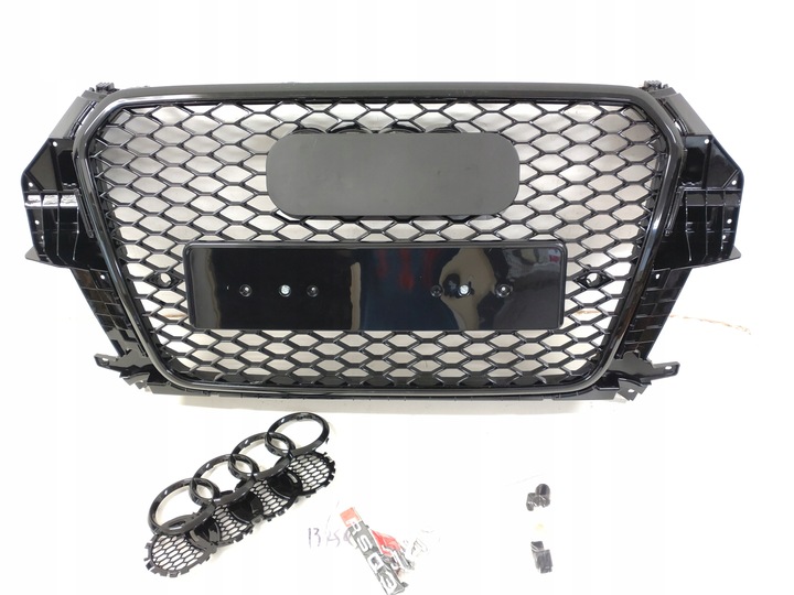 фото №7, Rsq3 решётка радиатора sq3 audi q3 2011-15r новая решётка радиатор полный чёрный