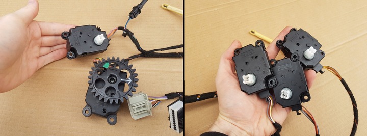 фото №10, Комплект двигунчики нагрівача + джгут opel insignia a / справні європа