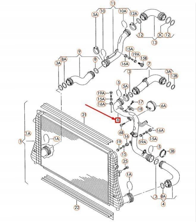 фото №14, Трубка  давлений vag для volkswagen jetta 2005-2010 audi a3