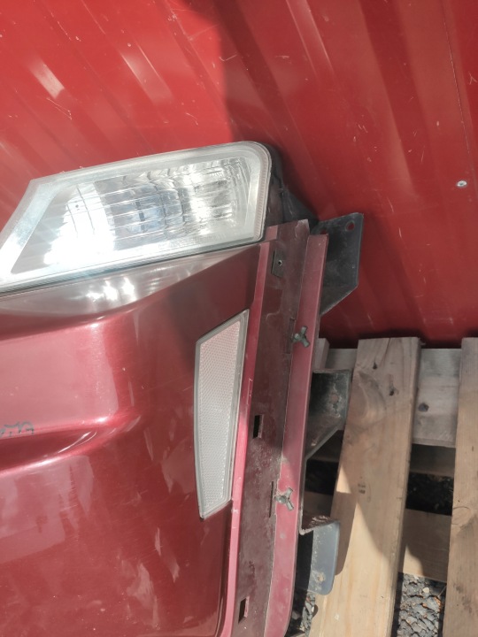 фото №11, Jeep cherokee liberty kk 07-12 бампер перед передній бордовий kpl