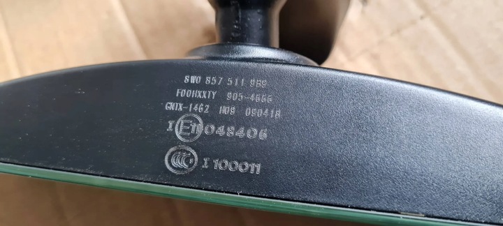 фото №8, Sq5 q5 80a зеркало заднего вида чёрные sline 8w0857511 a4 b9 8w a5