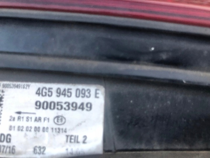 фото №7, Audi a6 c7 рестайлинг лампы зад комплект европа