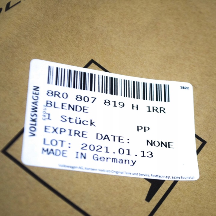 фото №7, Audi q5 8r защита держателя буксировочный заднего бампера 8r0807819h1rr 2015