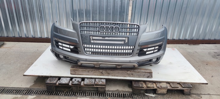 фото №1, Бампер перед audi q7 4l cross off дорога омыватель pdc ly7g комплект оригинал !