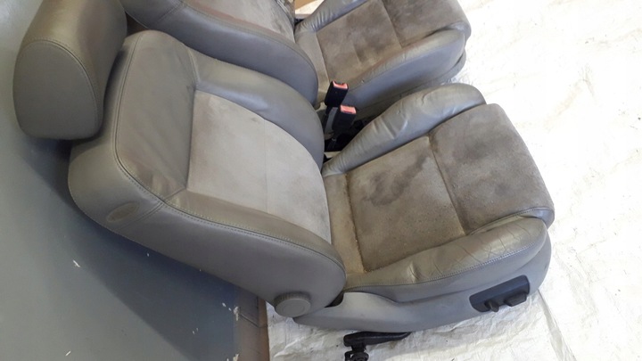 фото №12, Сиденья диван recaro полукожа алькантара vw passat b5 рестайлинг европа антрацит