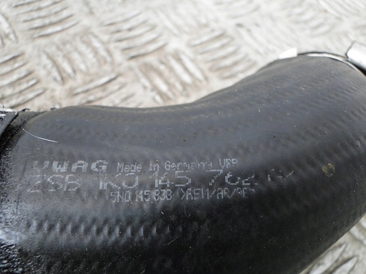 фото №6, Труба воздуховод интеркулер vw passat b6 3c 3c0 2.0tdi cba 1k0145762g 5n0145770