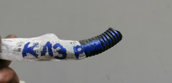 фото №5, Nissan micra k13 установка лампы перед передний