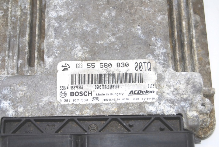 фото №6, Блок управления компьютер двигателя opel corsa d 1,3 cdti 55580830 00tq 0281017960