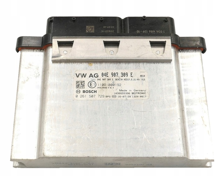 фото №1, Блок управления vw golf 04e907309e 0261s07729 med17.5.21 программирование