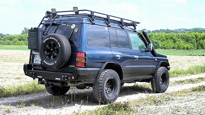 фото №1, Бампер зад pajero ii сталевий лампи