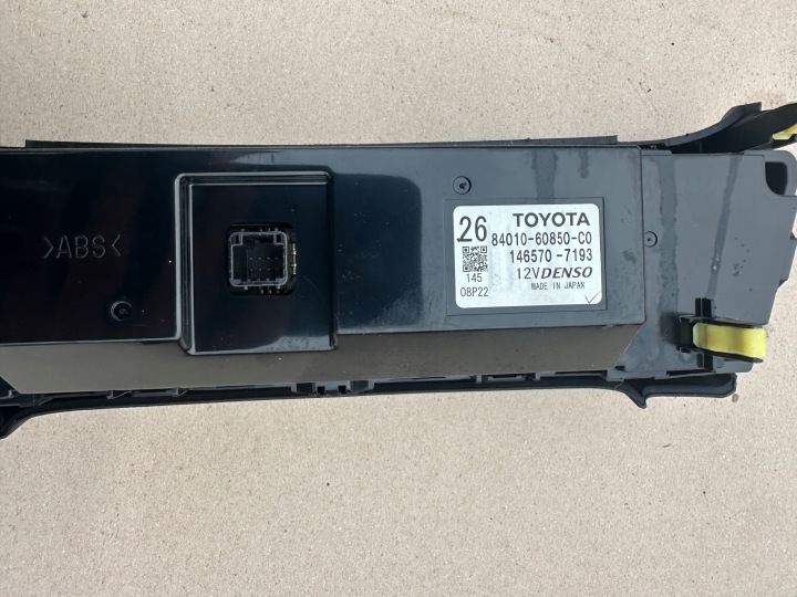 фото №5, Toyota land cruiser 150 панель клімат-контролю повітропровід 84010-60850-c0