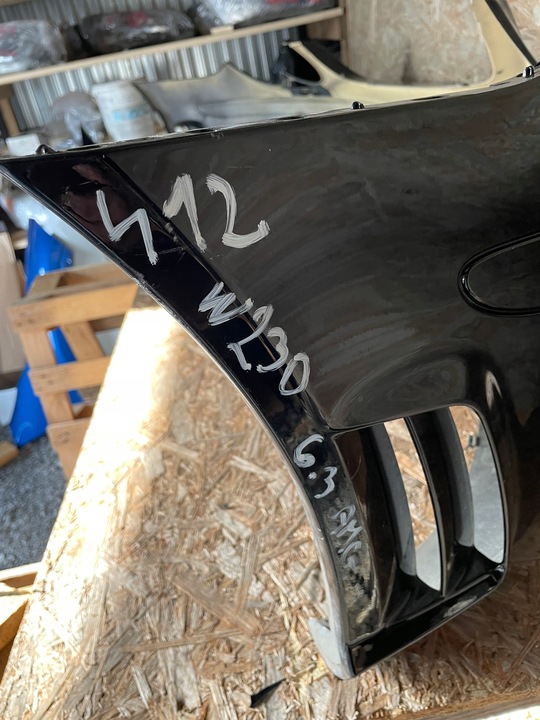 фото №13, Бампер переднє перед mercedes sl w230 6.3 amg