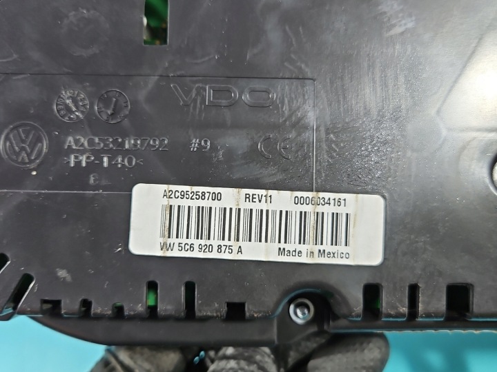 фото №9, Спідометр  vw jetta vi 2,0 tdi 5c6920875a європа