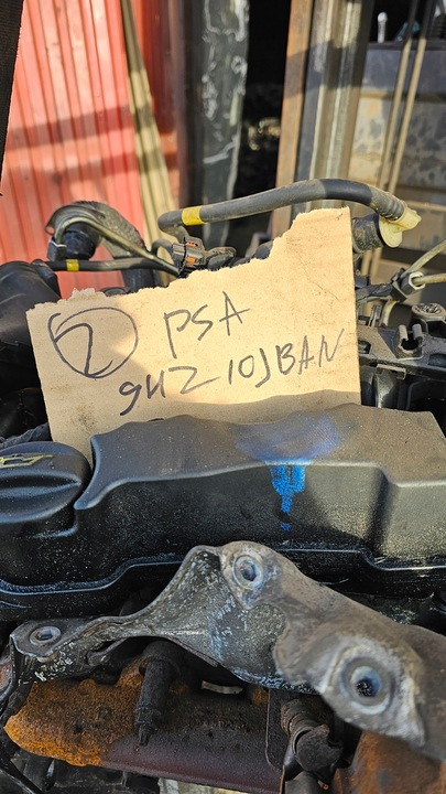 фото №1, Двигун citroen c5 рестайлінг 04-08 9hz 10jb 1.6 hdi 109km nr. 2