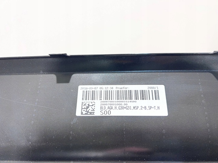 фото №8, Диффузор бампера зад bmw 5 g30 g31 м-пакет новый оригинал!! 5112 8064718