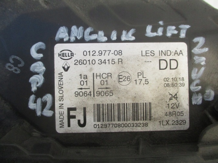 фото №9, Renault captur i рестайлінг фара передня праве повний led 16-19rok uk 260103415r