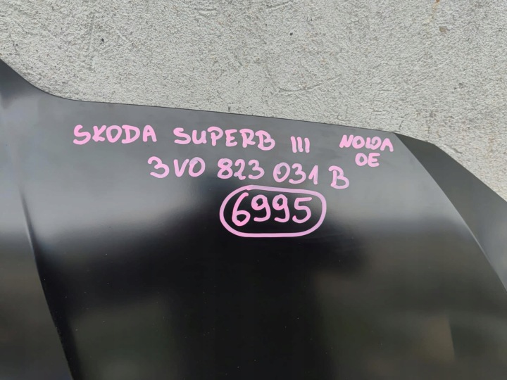 фото №12, Skoda superb iii 3v капот кришка двигуна перед нова oem номер 6995