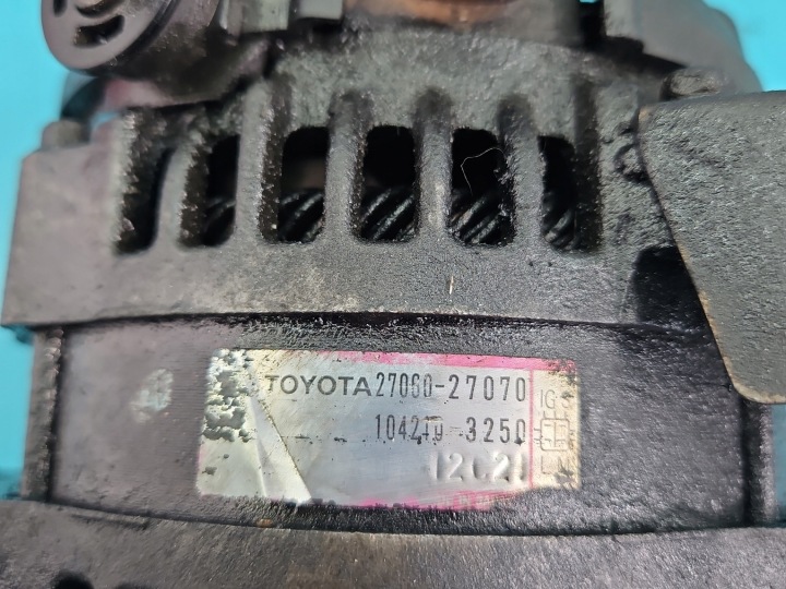 фото №6, Тест генератор toyota corolla e12 27060-27070 2.0 d4d