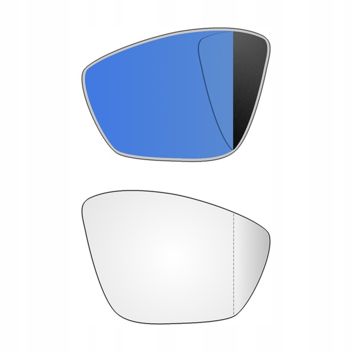 фото №1, Асферичне дзеркало citroen c3 2016-2024 2023 2022