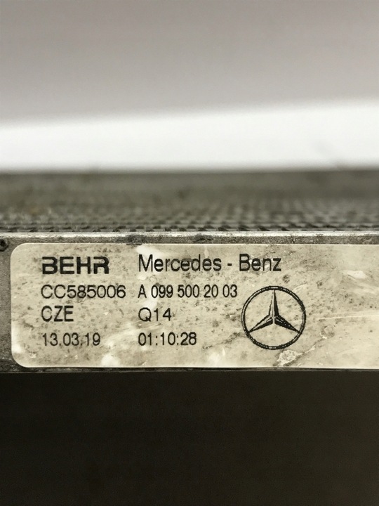 фото №10, Mercedes w205 w213 glc w222 c238 радіаторів води a0995002003