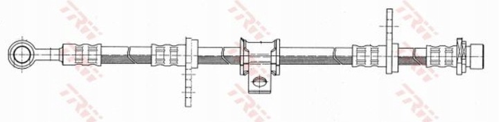 фото №1, Trw шланг тормозной elast перед l honda accord