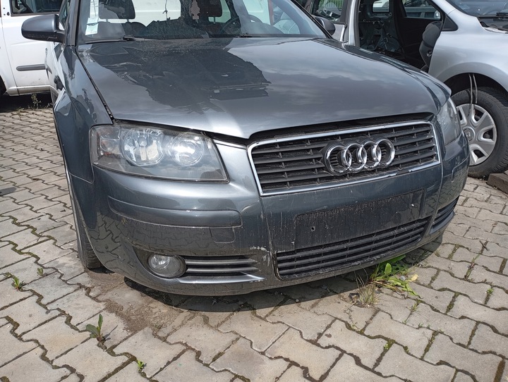 фото №10, Audi a3 8p 03- перед бампер крыло капот лампа pas переднее радиатор lx7z