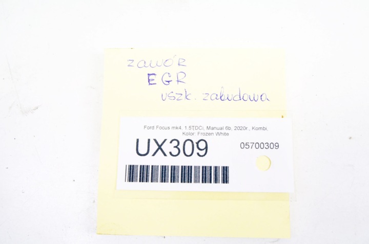 фото №6, Ux309 ford focus mk4 ^ 1.5tdci клапан egr 7.07794.18.0