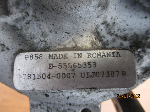 фото №7, Opel astra j meriva b insignia 1.4 turbo турбонагнетатель 55565353 nr5