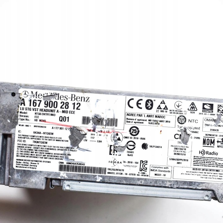 фото №6, Магнитола з магнитола mercedes-benz gle w167 a1679002812 17320586 3.0l 200kw
