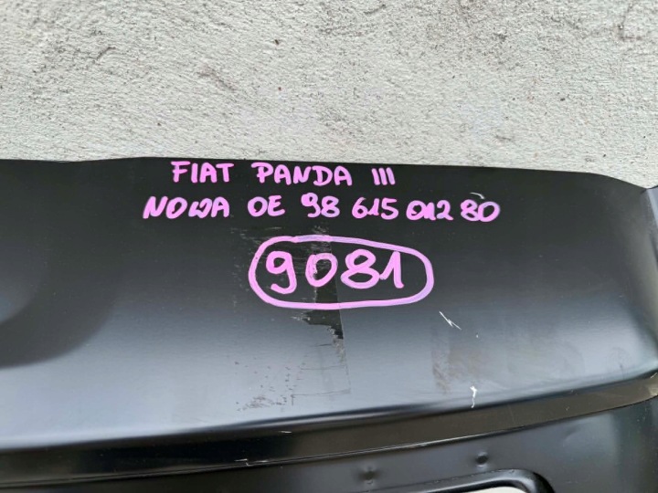 фото №9, Fiat grande panda 25- крышка крышка багажника зад новая oem номер 9081