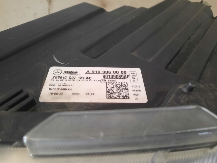 фото №6, Mercedes sprinter w907 фара лівий перед передня лампа 90139089