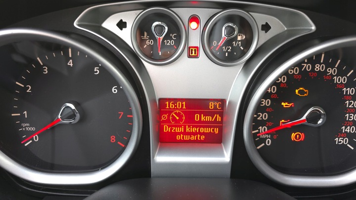 фото №10, Ford c-max mk1 рестайлинг focus mk2 fl kuga i спидометр дисплей 2008 r. бензин