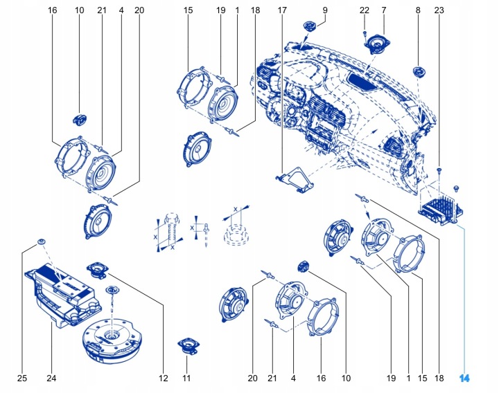 фото №12, Підсилювач аудіо renault megane iv scenic iv espace v talisman 280633592r