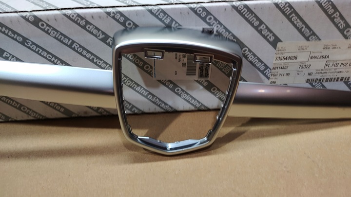 фото №6, Fiat 500 abarth 595 решітка. сатин. новий оригінал.