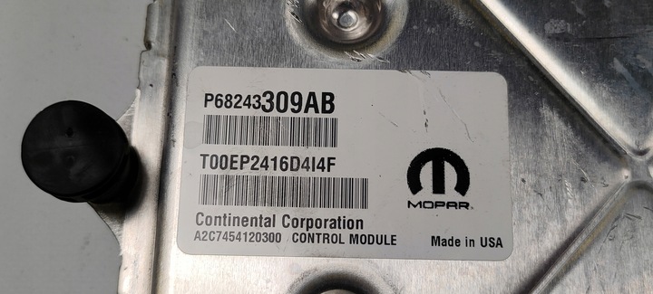 фото №8, Блок керування комп'ютер двигуна ecu dodge charger challenger 3.6 2015-