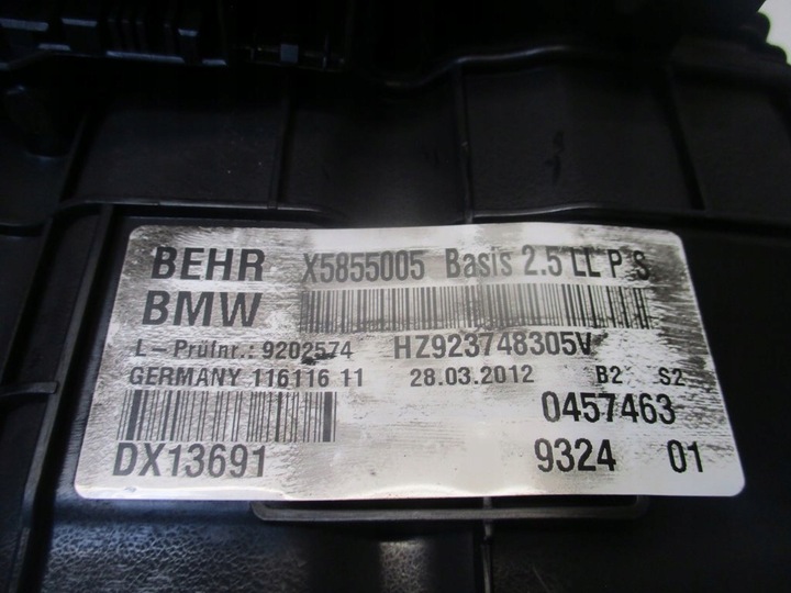 фото №11, Отопитель кондиционер bmw f10 f11 3.0 d европа