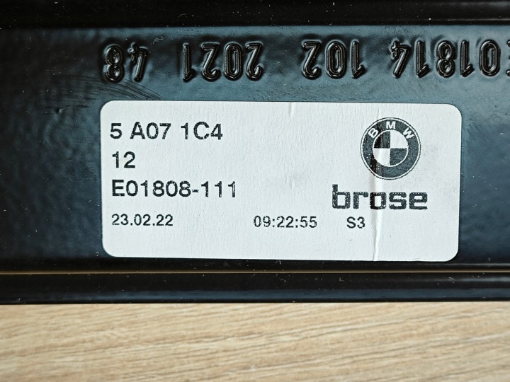 фото №8, Org механизм стеклоподъемник правый перед bmw g23 9854230 5a071c4 33km!