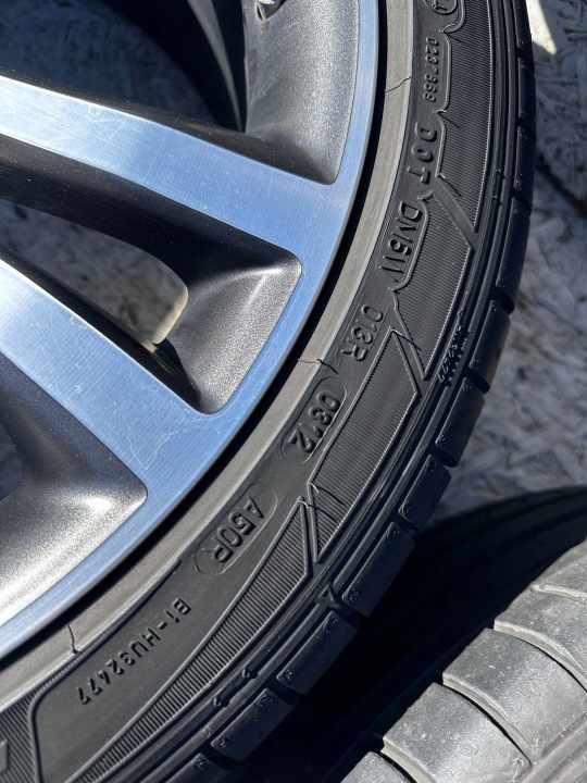 фото №13, Tiguan 5n рестайлінг диски  алюмінієві диски диски 19" dunlop шини 255/40/19 літні